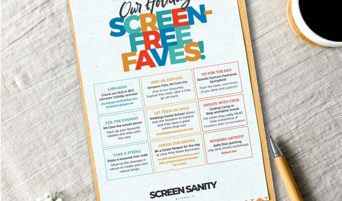 Screen-free Holidays