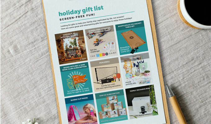 Screen-free! Christmas Gift Guide