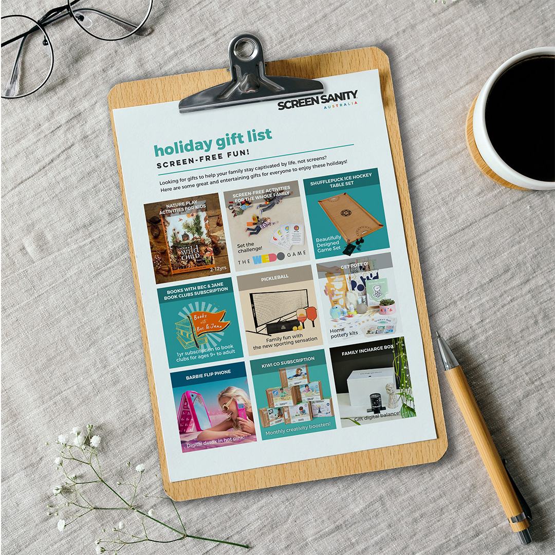 Screen-free! Christmas Gift Guide - Screen Sanity