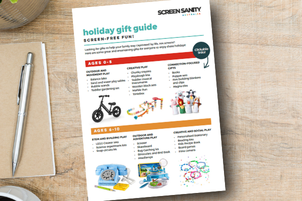 Screen-free! Christmas Gift Guide