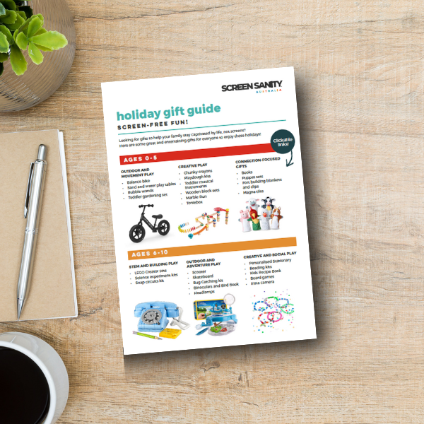 Screen-free! Christmas Gift Guide